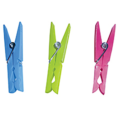 24 אטבי כביסה מפלסטיק