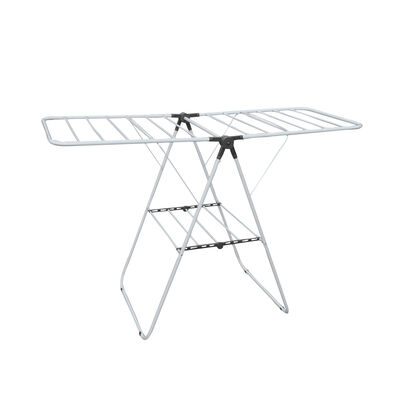 מתלה לייבוש כביסה עם מדף תחתון