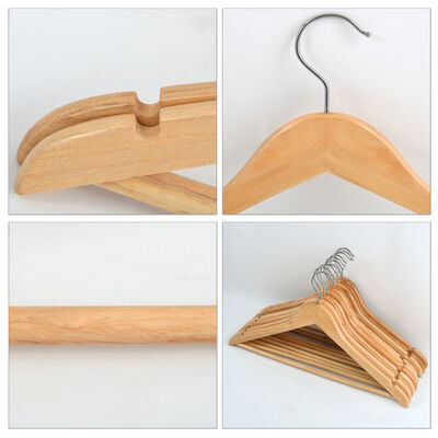 קןלב עץ איכותי לתליית בגדים