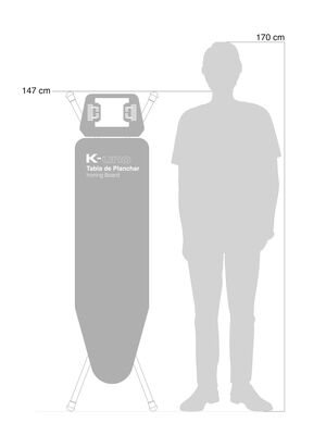 קרש גיהוץ פרמיום ROLSER 115*35